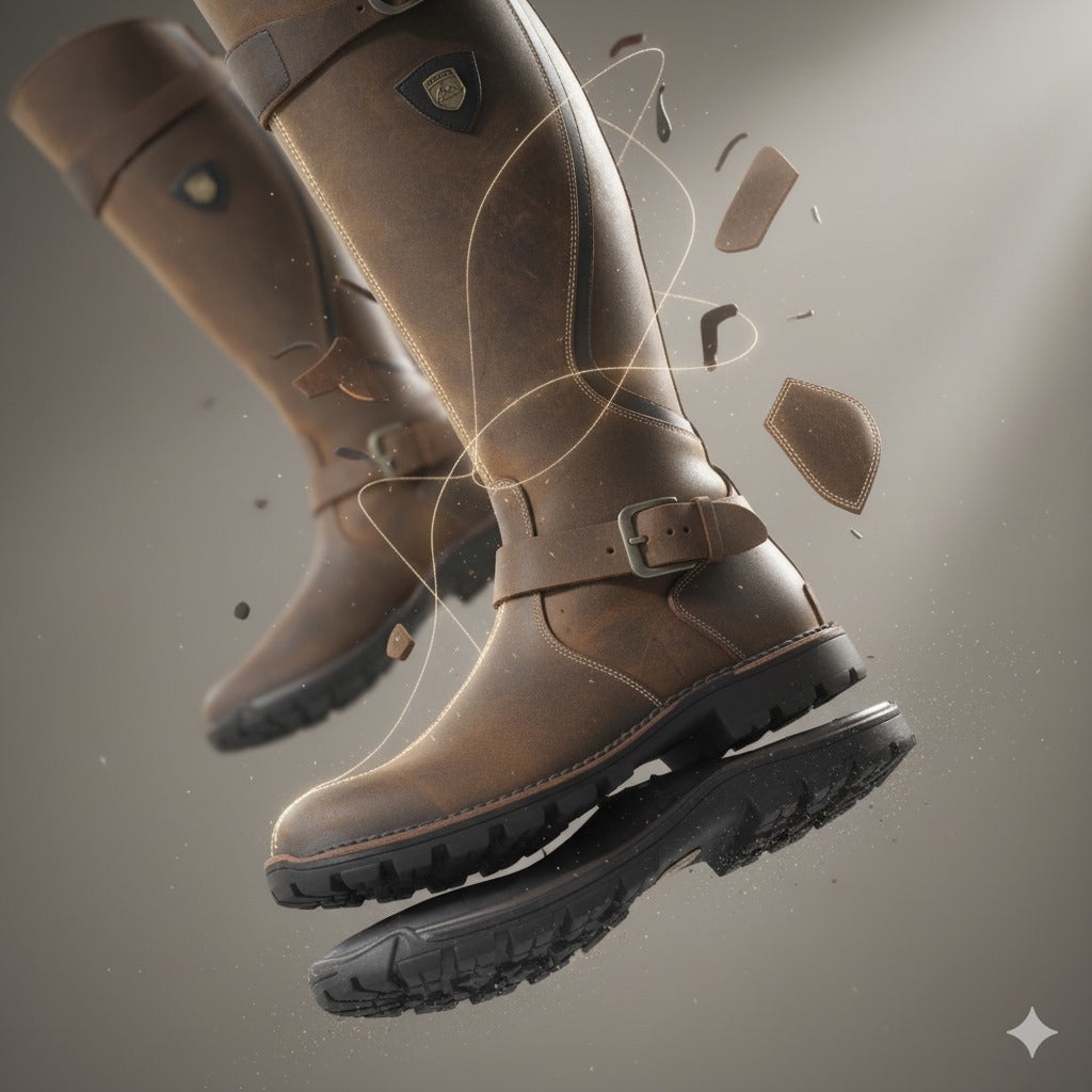 Bottes Cuir Sangle Eleanor (Nouvelle Collection)